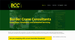 Desktop Screenshot of bordercraneconsultants.com.au